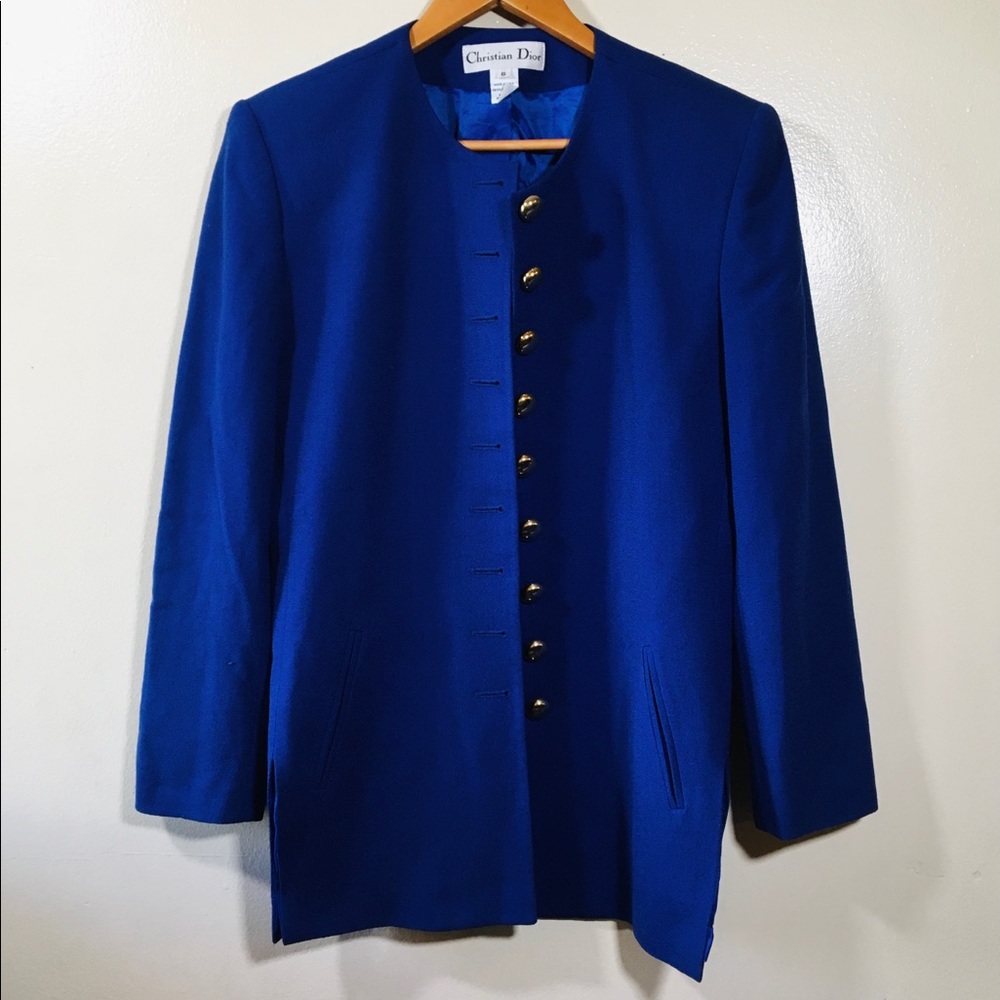 Vintage Christian Dior Wool Blazer